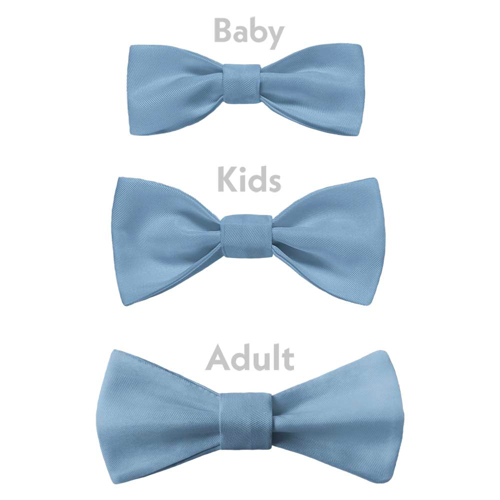 Azazie Steel Blue Bow Tie - Bow Sizes - Knotty Tie Co.
