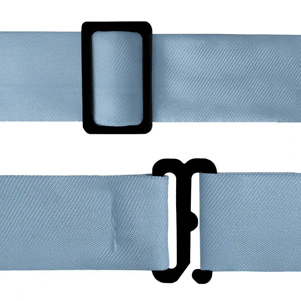 Azazie Steel Blue Bow Tie - Bow Tie Hardware - Knotty Tie Co.