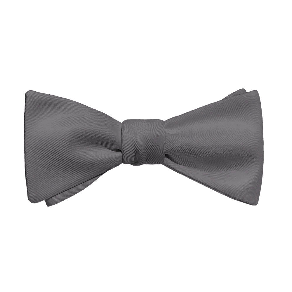 Azazie Steel Grey Bow Tie - Adult Standard Self-Tie 14-18" -  - Knotty Tie Co.