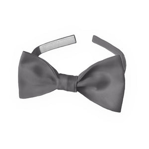 Azazie Steel Grey Bow Tie - Kids Pre-Tied 9.5-12.5" -  - Knotty Tie Co.