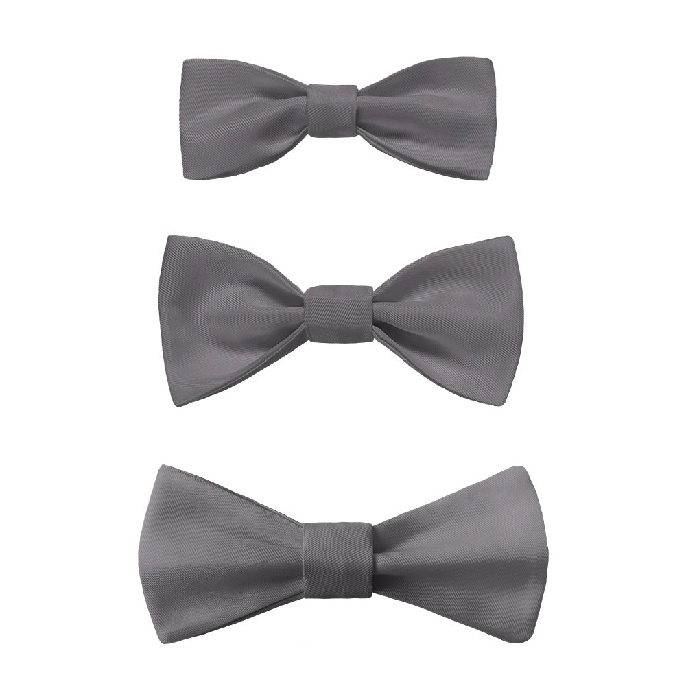 Azazie Steel Grey Bow Tie -  -  - Knotty Tie Co.