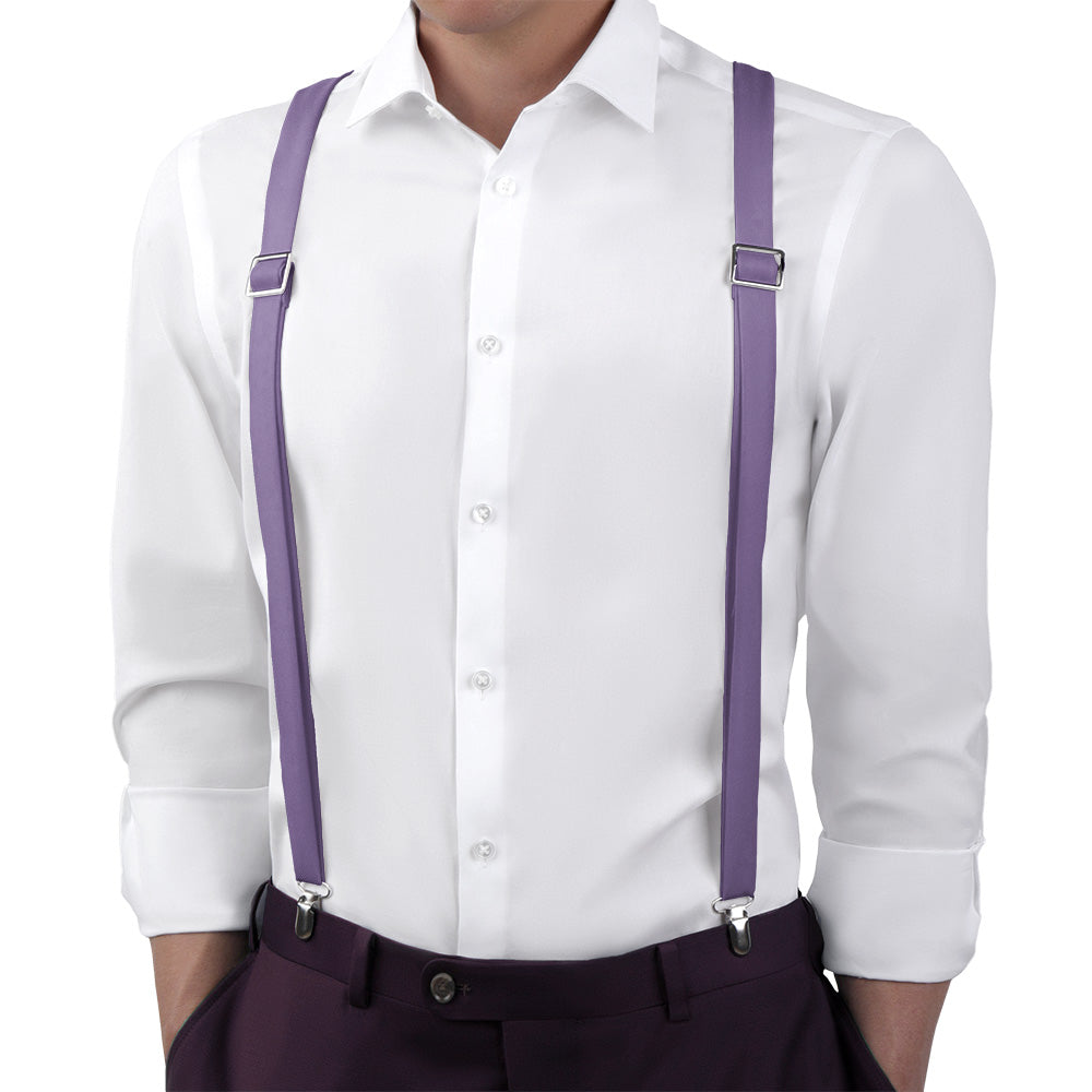 Azazie Tahiti Suspenders - On Model Back View - Knotty Tie Co.