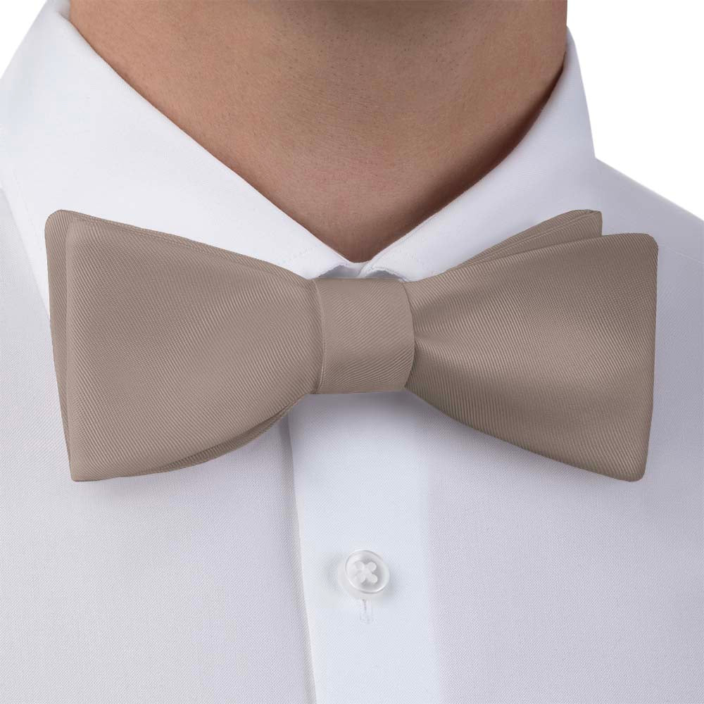 Azazie Taupe Bow Tie - Bow Tie with Dress Shirt - Knotty Tie Co.