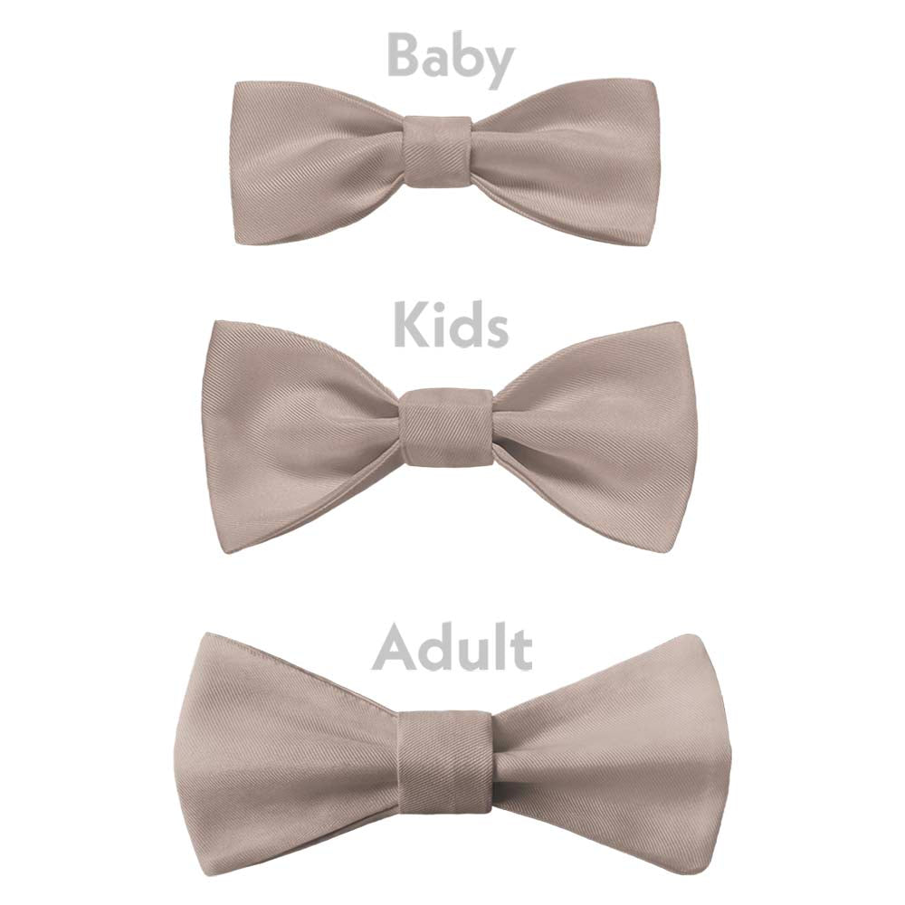 Azazie Taupe Bow Tie - Bow Sizes - Knotty Tie Co.