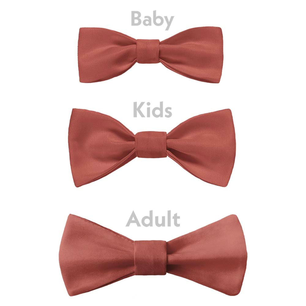 Azazie Terracotta Bow Tie - Bow Sizes - Knotty Tie Co.