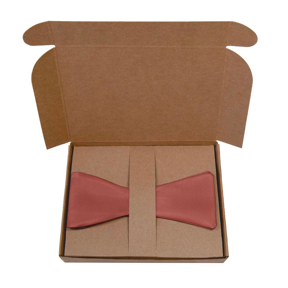 Azazie Terracotta Bow Tie- Kraft Gift Box Packaging - Knotty Tie Co.