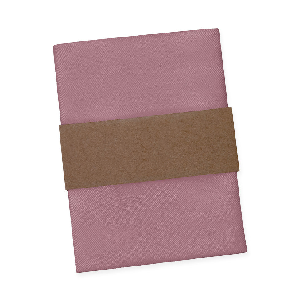 Azazie Vintage Mauve Pocket Square - Packaging - Knotty Tie Co.