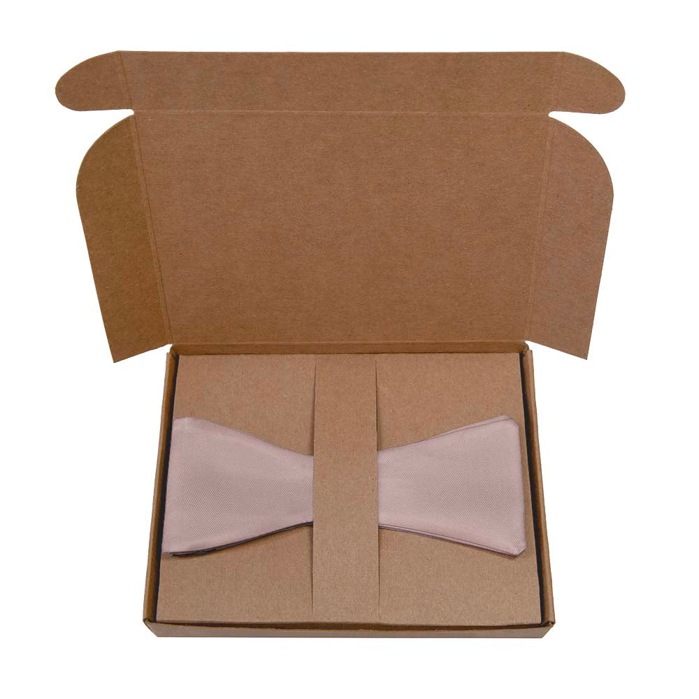 Azazie Vintage Rose Bow Tie- Kraft Gift Box Packaging - Knotty Tie Co.