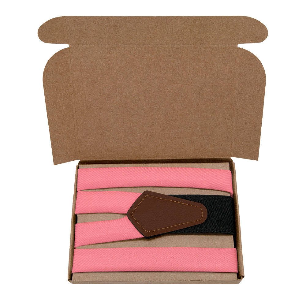 Azazie Watermelon Suspenders - Kraft Gift Box Packaging - Knotty Tie Co.