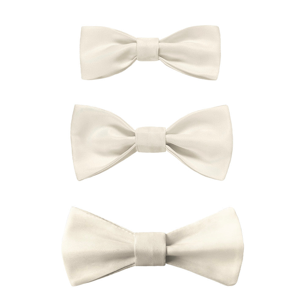 Azazie White Alabaster Bow Tie -  -  - Knotty Tie Co.