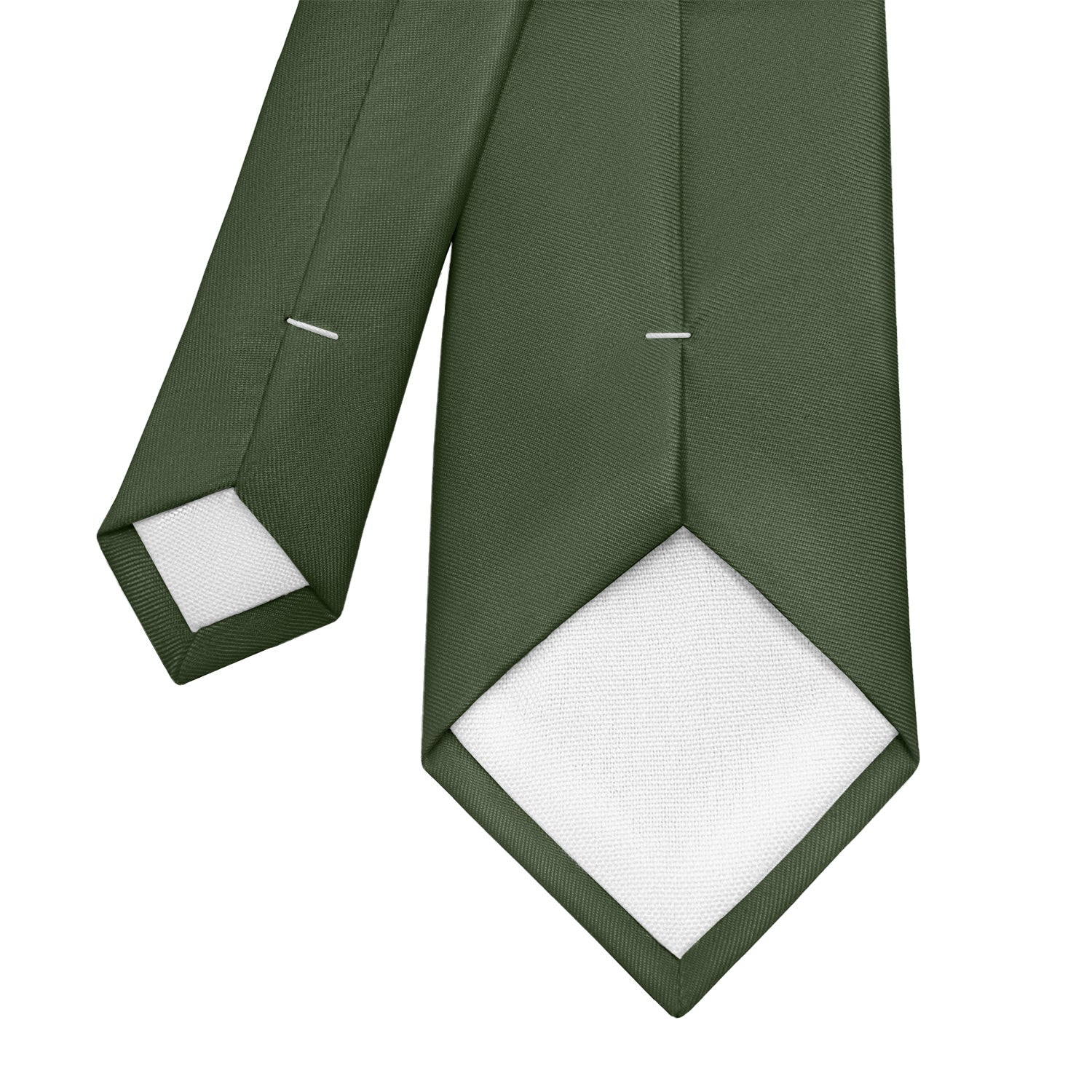 Azazie Willow Green Necktie - Tipping - Knotty Tie Co.