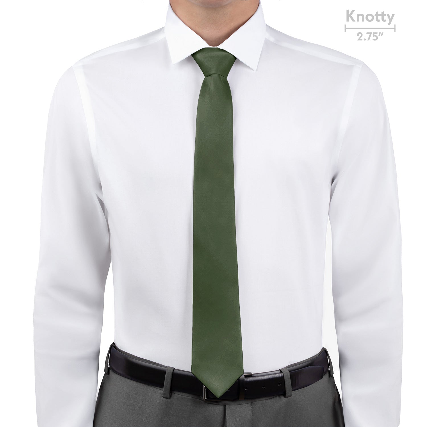 Azazie Willow Green Necktie - Knotty - Knotty Tie Co.