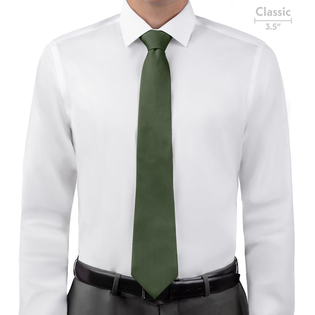 Azazie Willow Green Necktie - Classic - Knotty Tie Co.