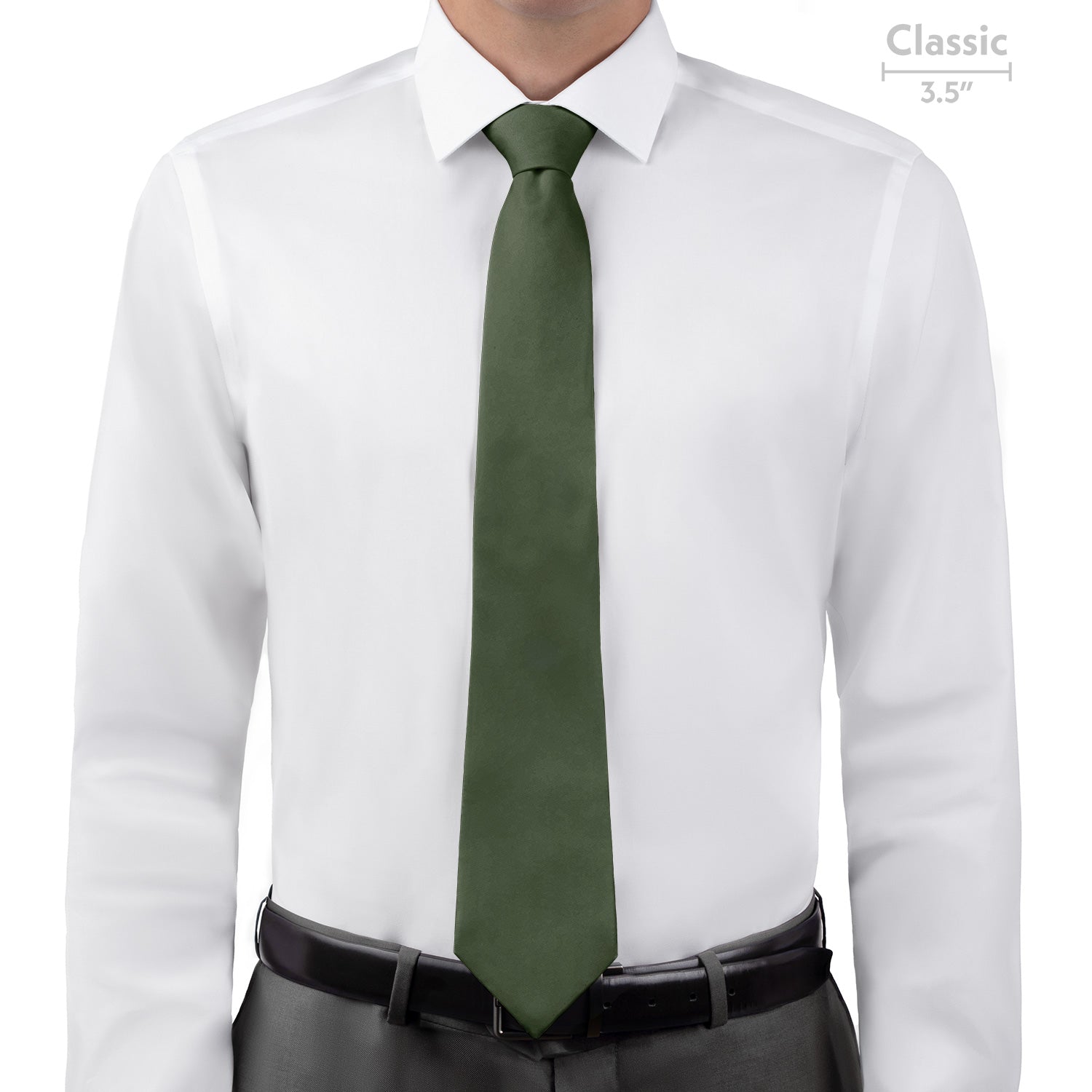 Azazie Willow Green Necktie - Classic - Knotty Tie Co.