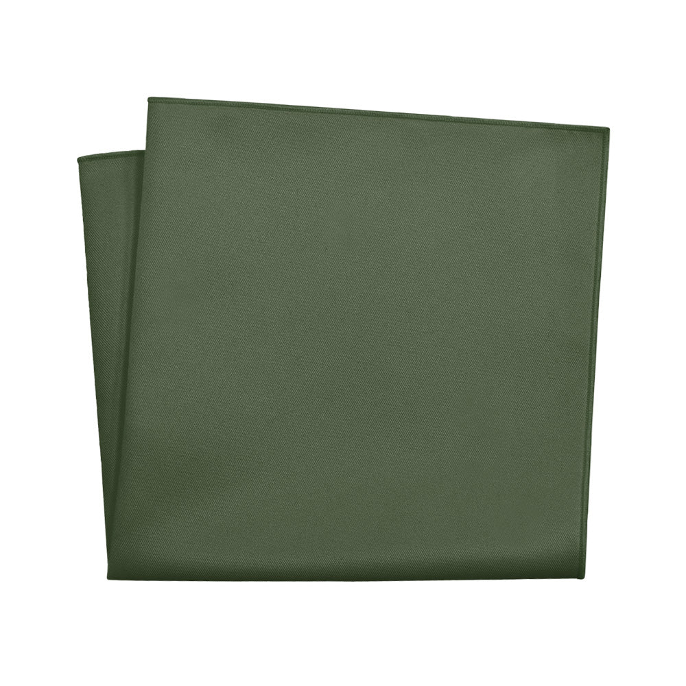 Azazie Willow Green Pocket Square - 12" Square - Knotty Tie Co.