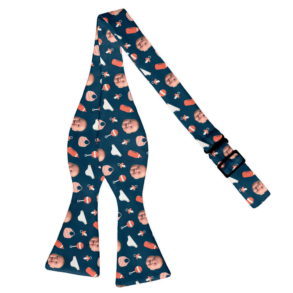 Baby Fever Photo Bow Tie - Self Tie Flat - Knotty Tie Co.