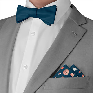 Baby Fever Photo Pocket Square - Matching Bow Tie - Knotty Tie Co.
