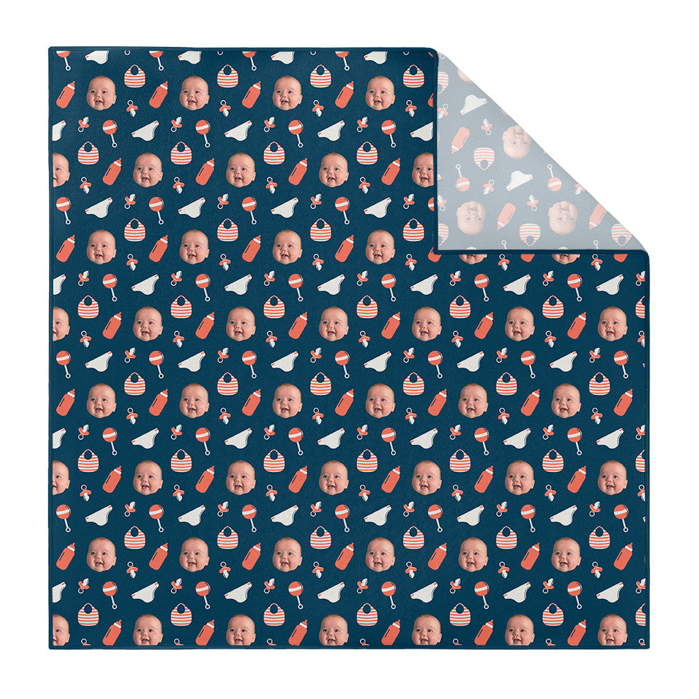 Baby Fever Photo Pocket Square - Printed - Knotty Tie Co.