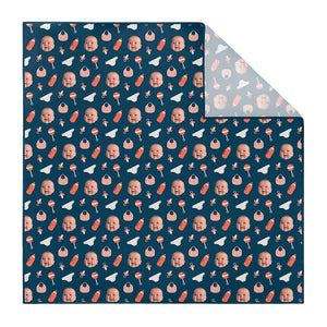 Baby Fever Photo Pocket Square - Printed - Knotty Tie Co.