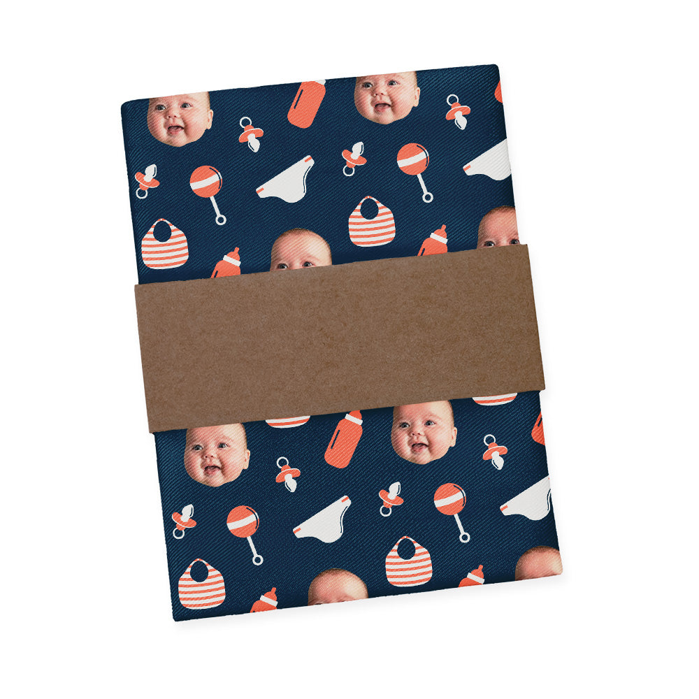 Baby Fever Photo Pocket Square - Packaging - Knotty Tie Co.