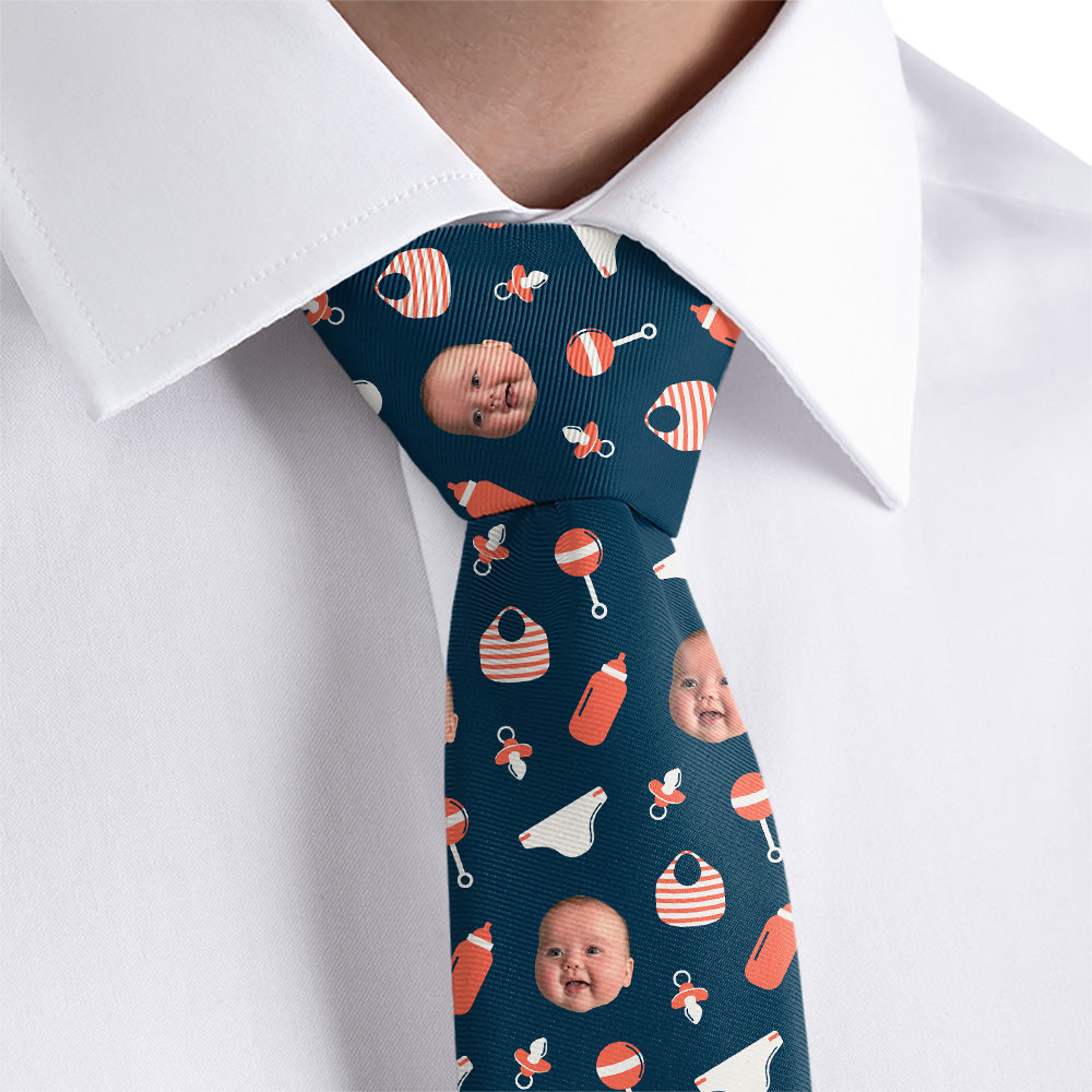 Baby Fever Photo Tie - Dress Shirt - Knotty Tie Co.