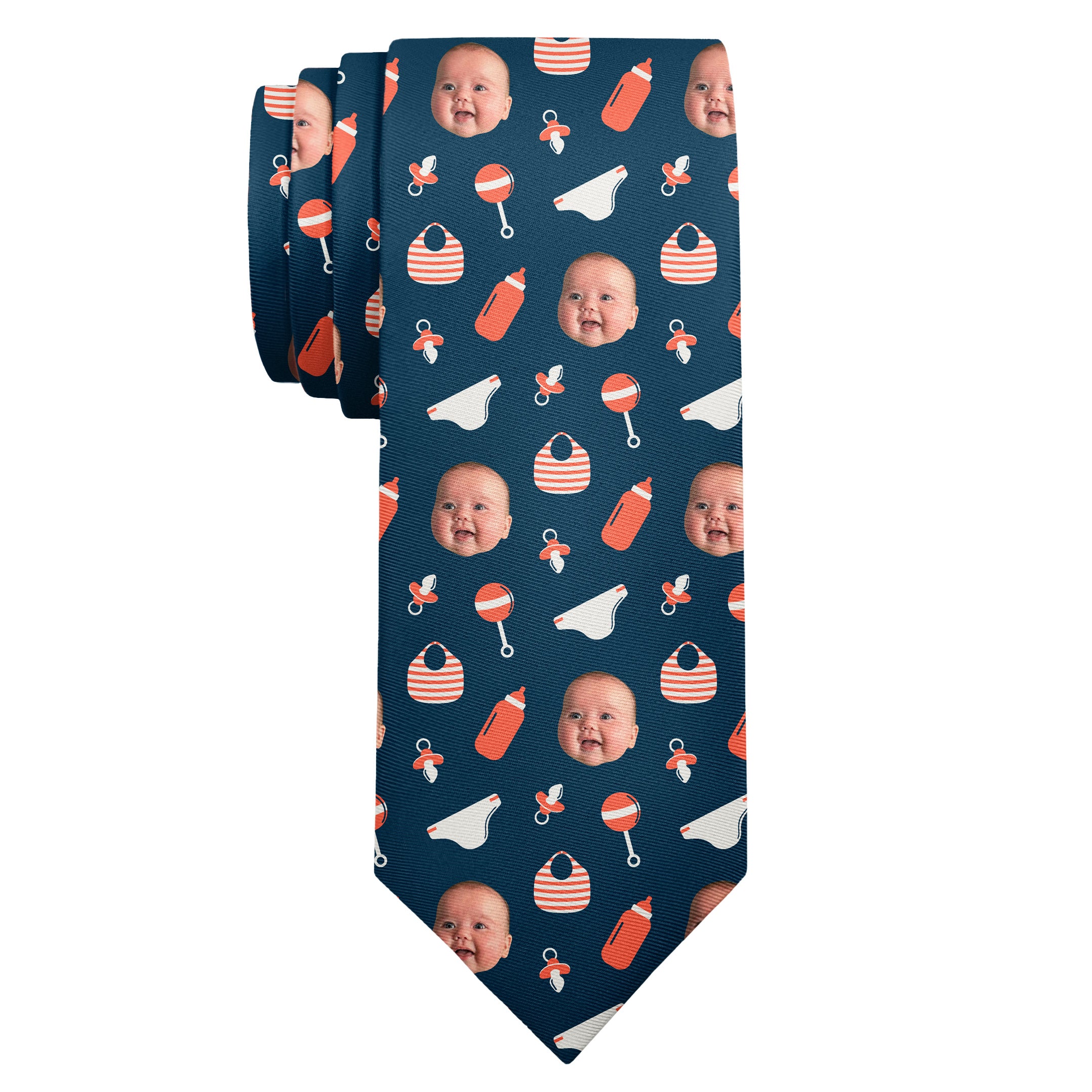Baby Fever Photo Tie - Long Roll - Knotty Tie Co.