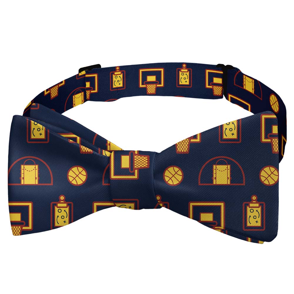 Backcourt Basketball Bow Tie - Self Tie Bow Tie - Knotty Tie Co.