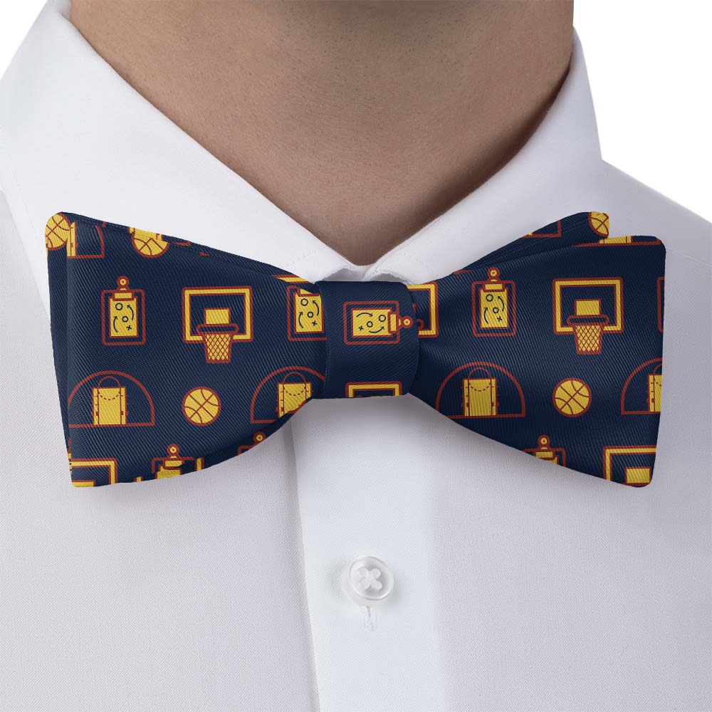 Backcourt Basketball Bow Tie - Self Tie Bow Tie - Knotty Tie Co.