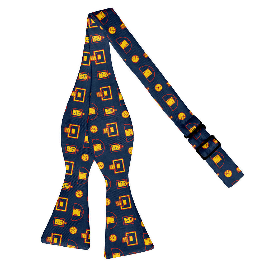 Backcourt Basketball Bow Tie - Self Tie Flat - Knotty Tie Co.