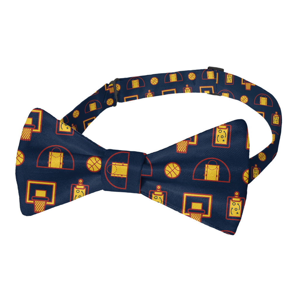 Backcourt Basketball Bow Tie - Pre-Tied Bow Tie - Knotty Tie Co.