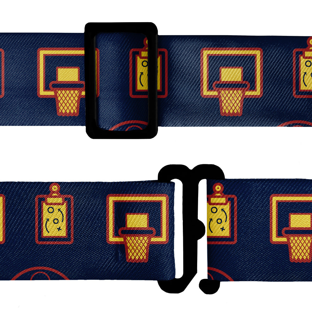 Backcourt Basketball Bow Tie - Bow Tie Hardware - Knotty Tie Co.
