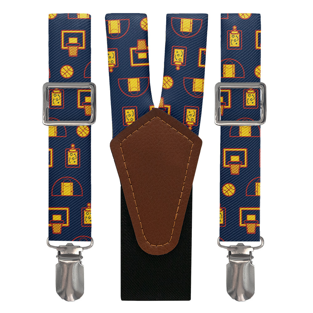 Backcourt Basketball Suspenders - Main View - Knotty Tie Co.
