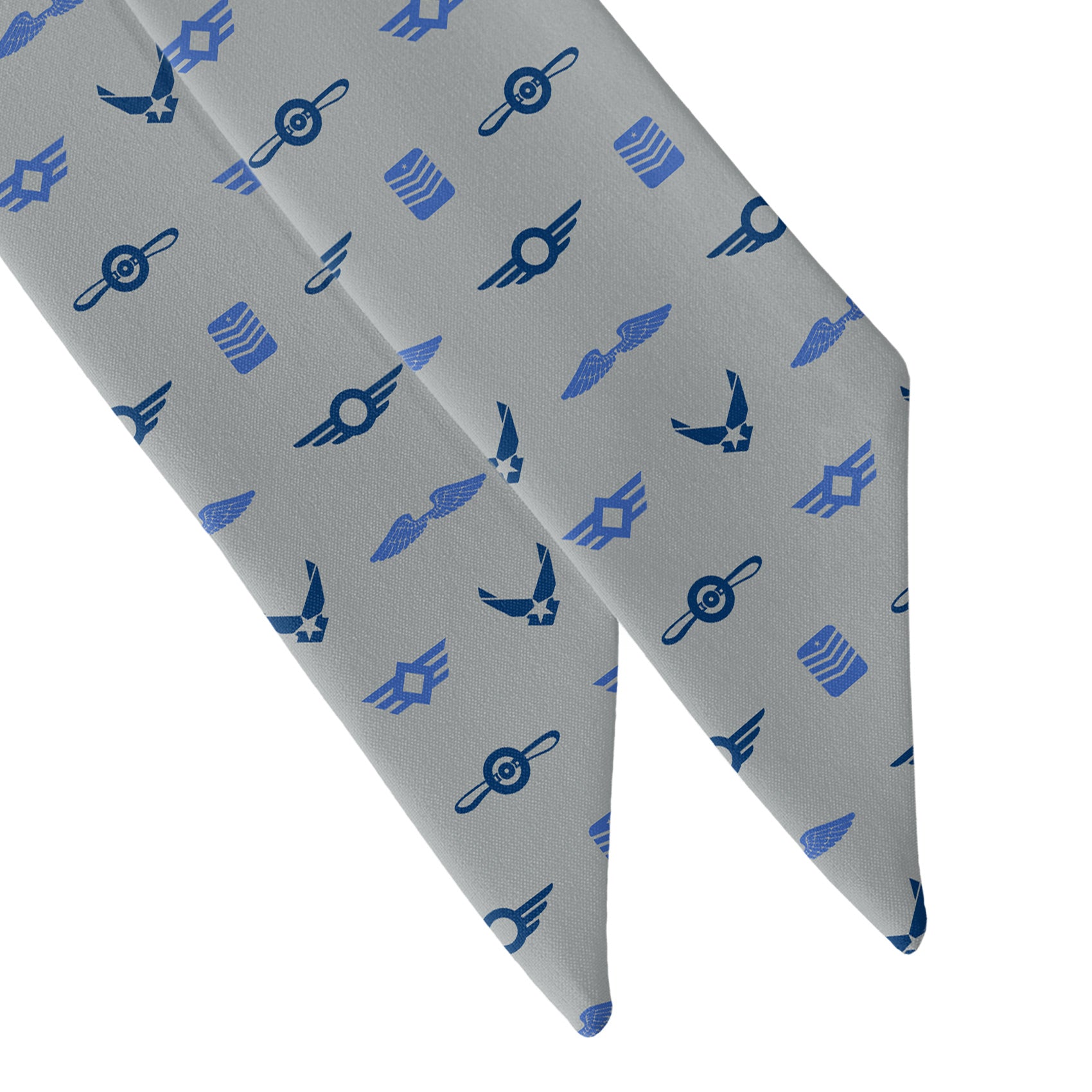 Badge of Honor Hair Scarf - Scarf Tapered Ends - Knotty Tie Co.