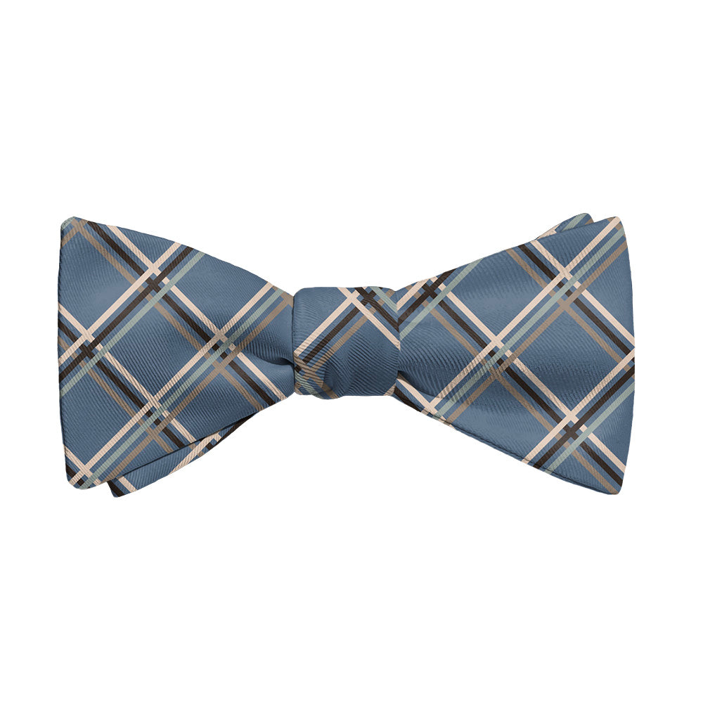 Baker Plaid Bow Tie - Adult Standard Self-Tie 14-18" -  - Knotty Tie Co.