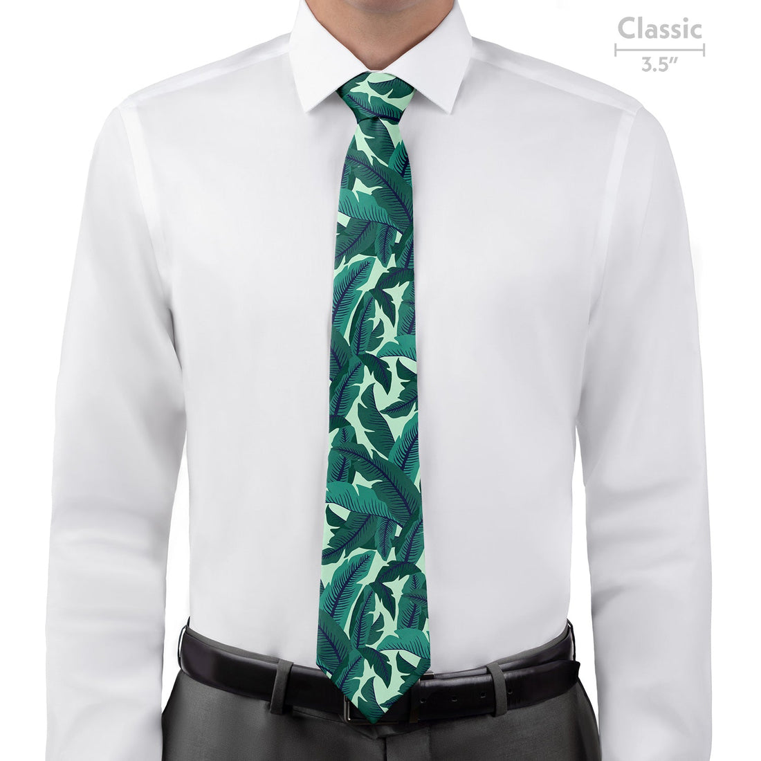 Banana Leaves Necktie - Classic - Knotty Tie Co.