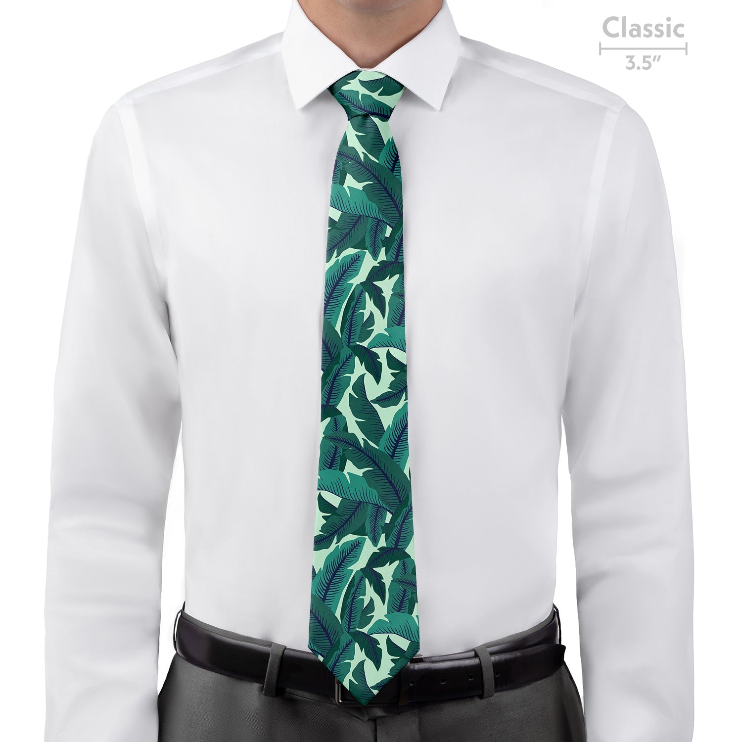 Banana Leaves Necktie - Classic - Knotty Tie Co.