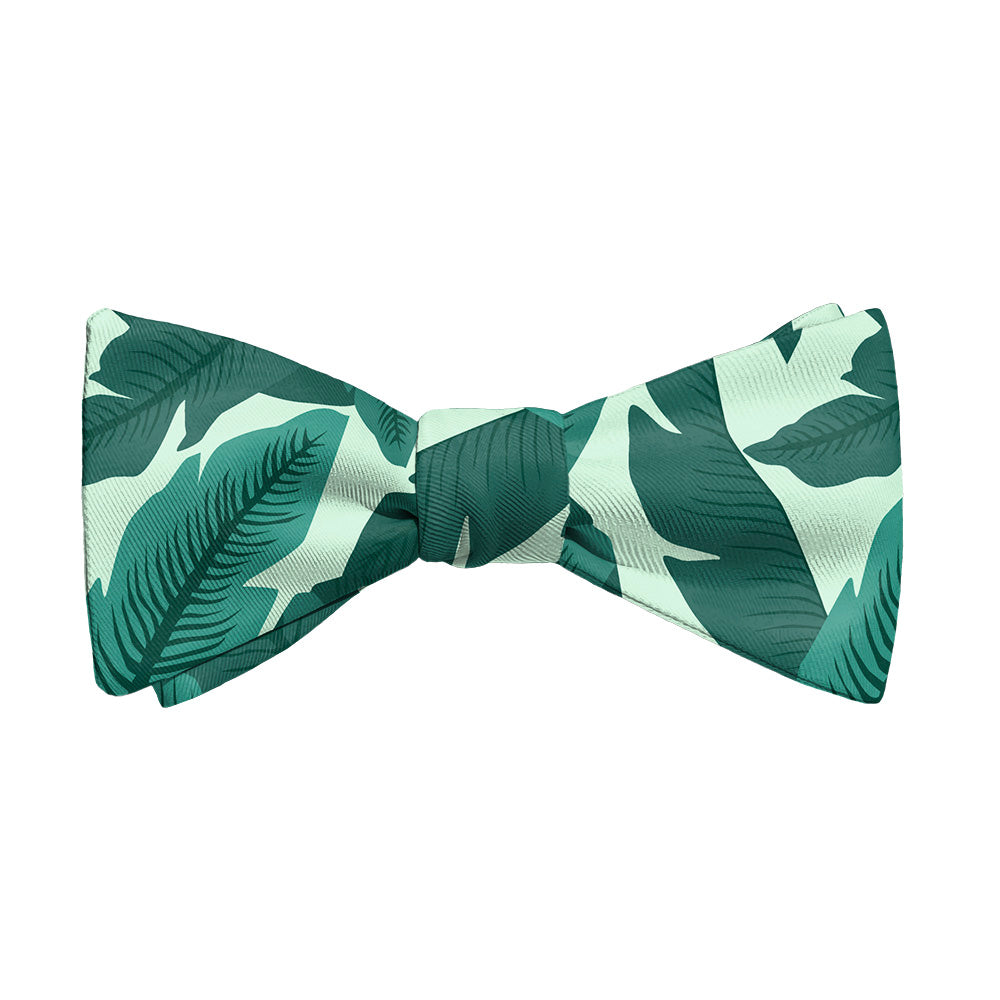 Banana Leaves Bow Tie - Adult Standard Self-Tie 14-18" -  - Knotty Tie Co.
