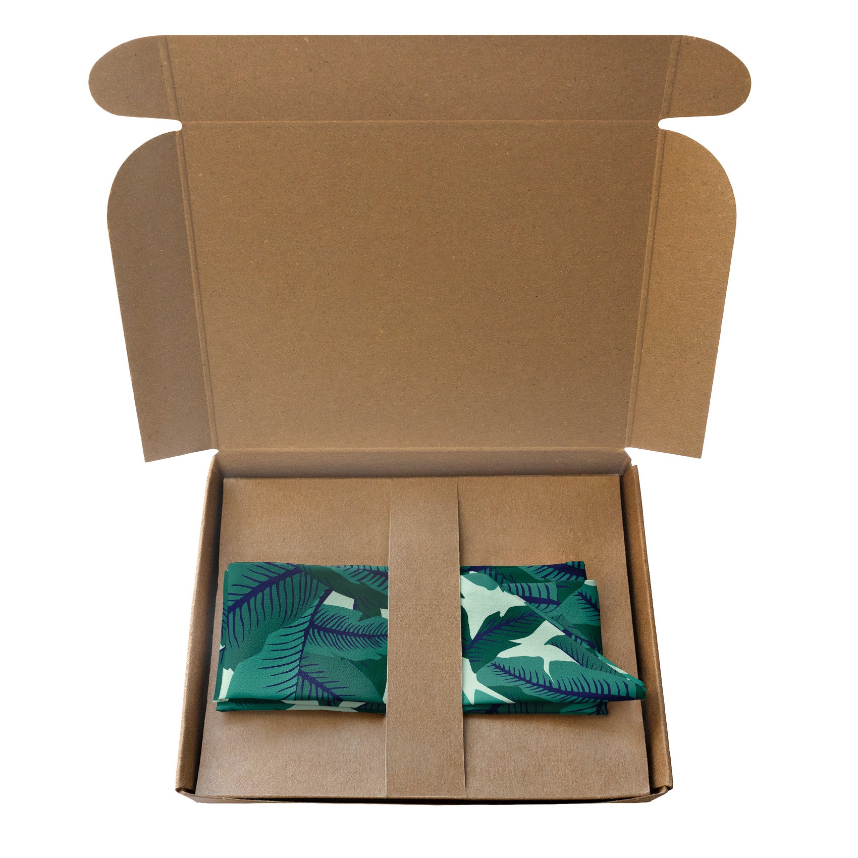 Banana Leaves Hair Scarf - Packaging - Knotty Tie Co.