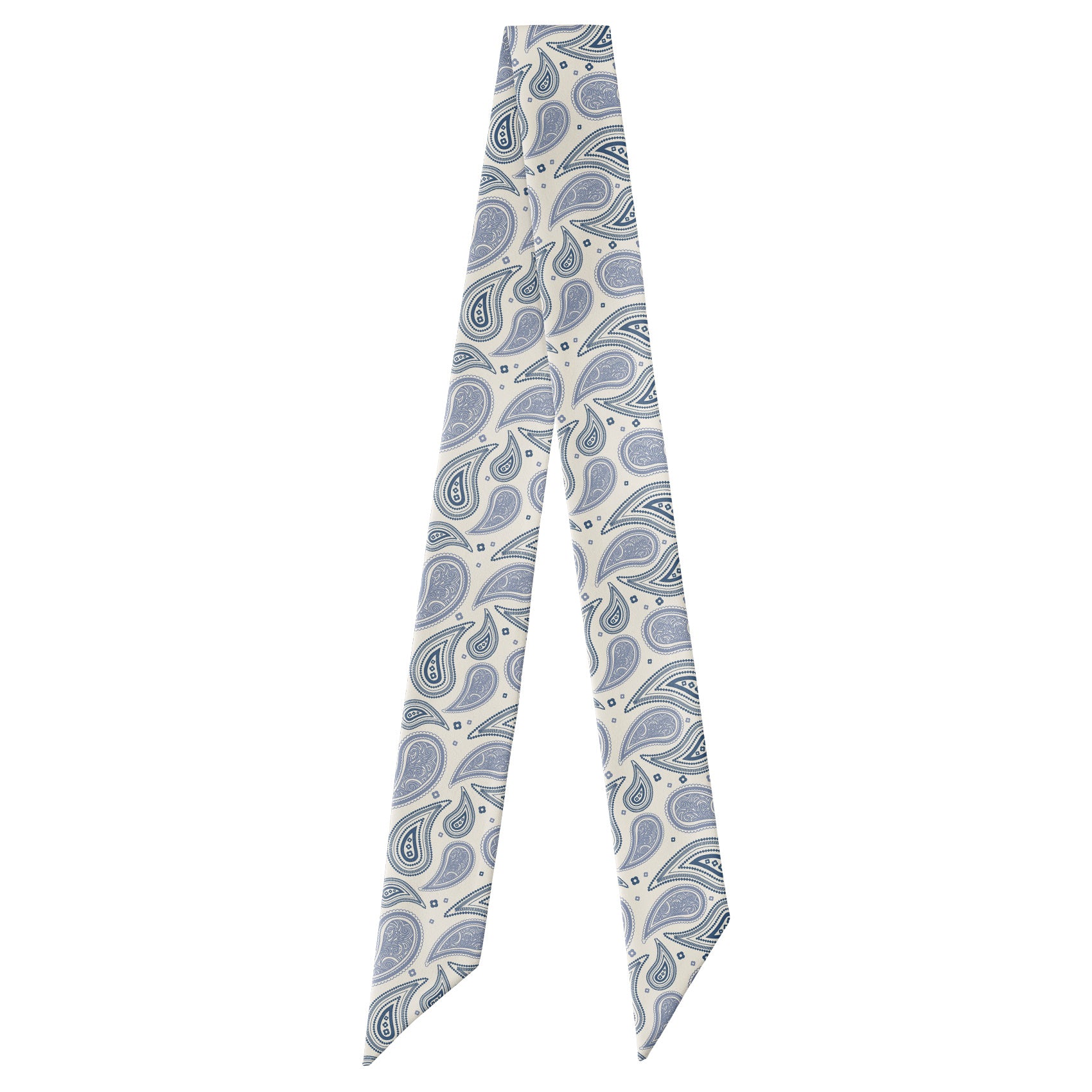 Bandana Paisley Hair Scarf - Full View of Hair Scarf - Knotty Tie Co.
