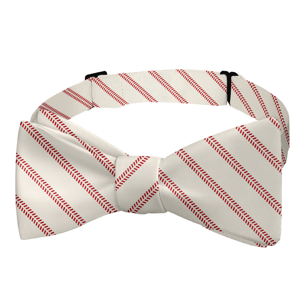 Baseball Stripe Bow Tie - Self Tie Bow Tie - Knotty Tie Co.