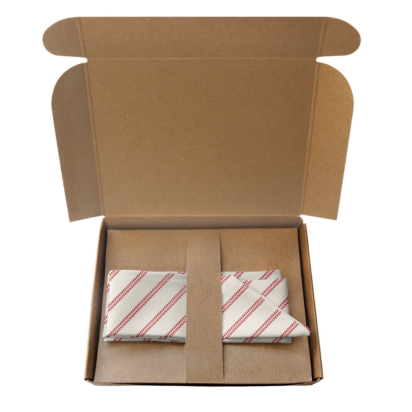 Baseball Stripe Hair Scarf - Packaging - Knotty Tie Co.