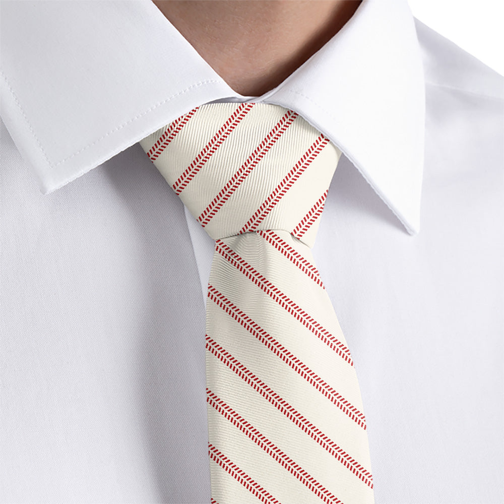 Baseball Stripe Necktie - Dress Shirt - Knotty Tie Co.