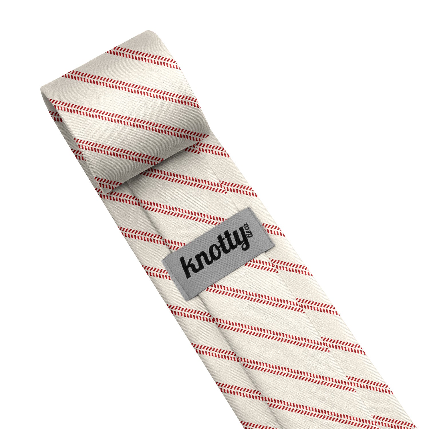 Baseball Stripe Necktie - Tag - Knotty Tie Co.