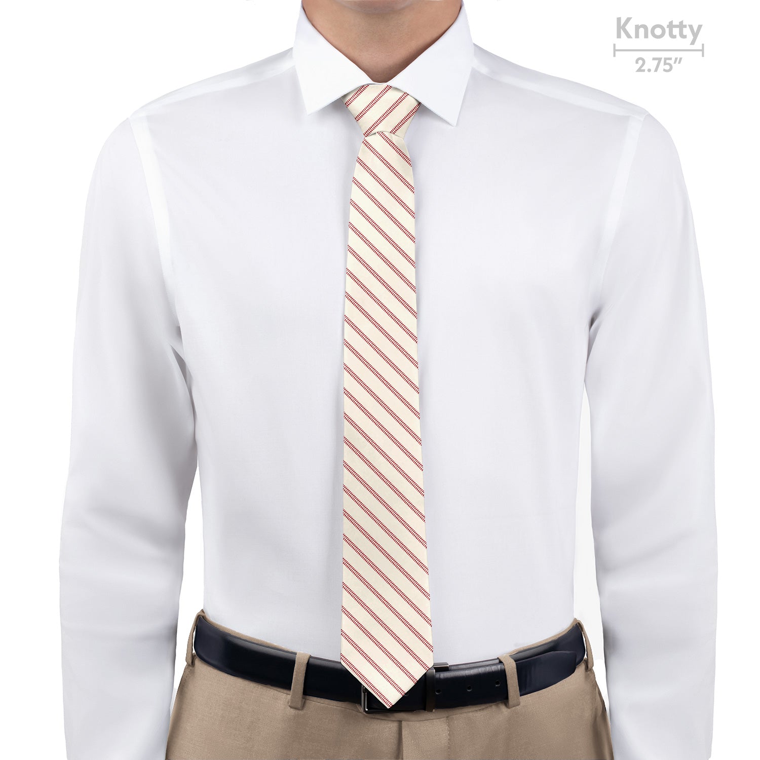 Baseball Stripe Necktie - Knotty - Knotty Tie Co.