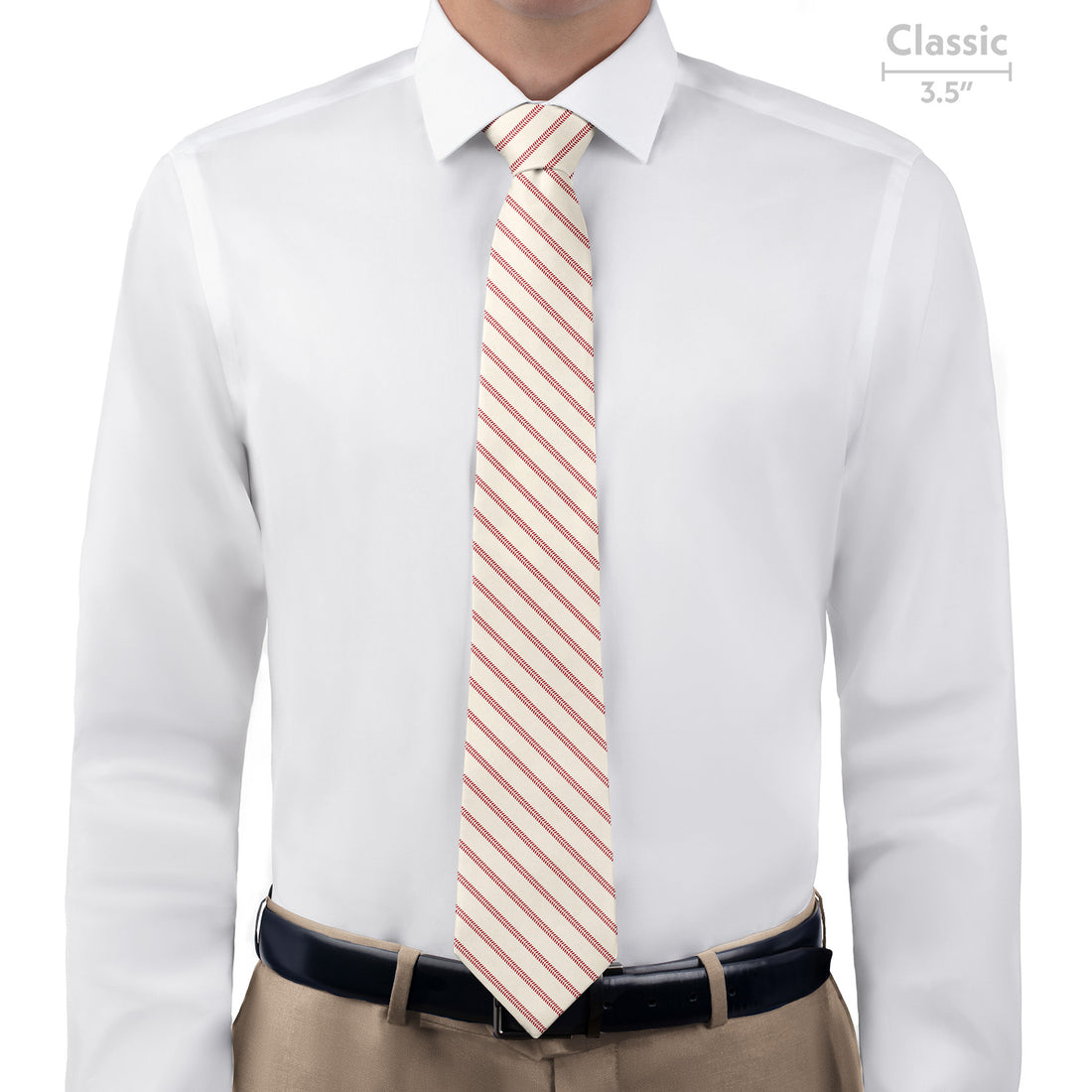 Baseball Stripe Necktie - Classic  - Knotty Tie Co.