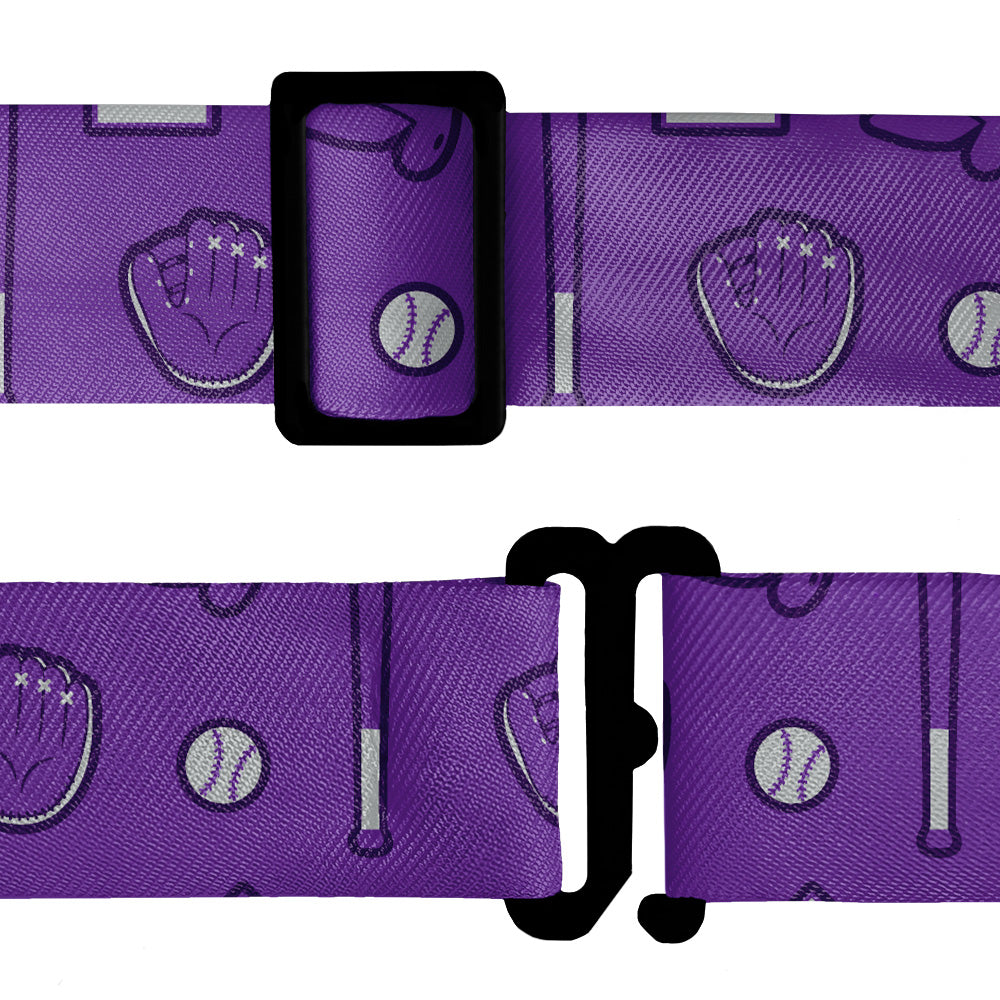 Bases Loaded Baseball Bow Tie - Bow Tie Hardware - Knotty Tie Co.