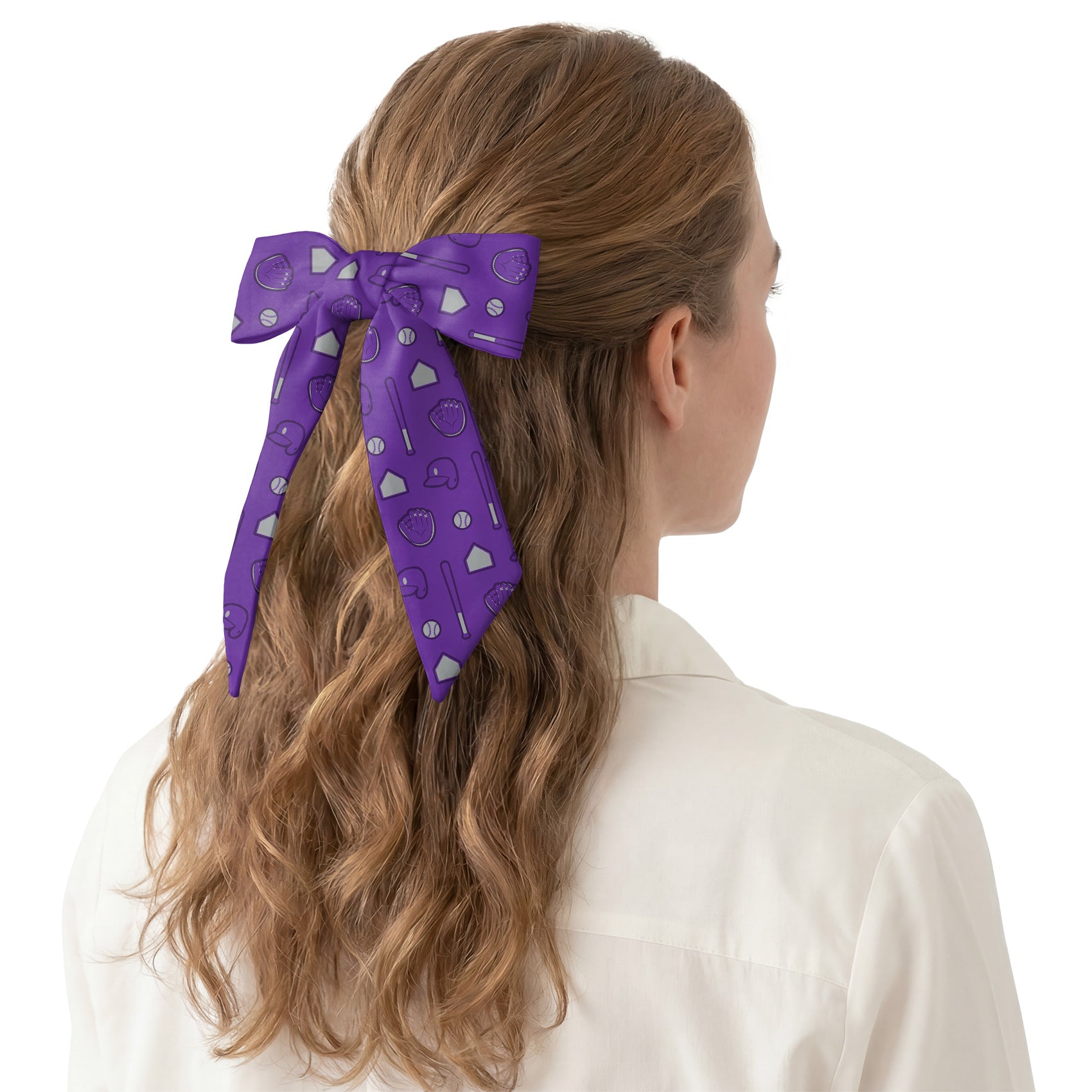 Bases Loaded Baseball Hair Scarf - Hair Scarf - Knotty Tie Co.