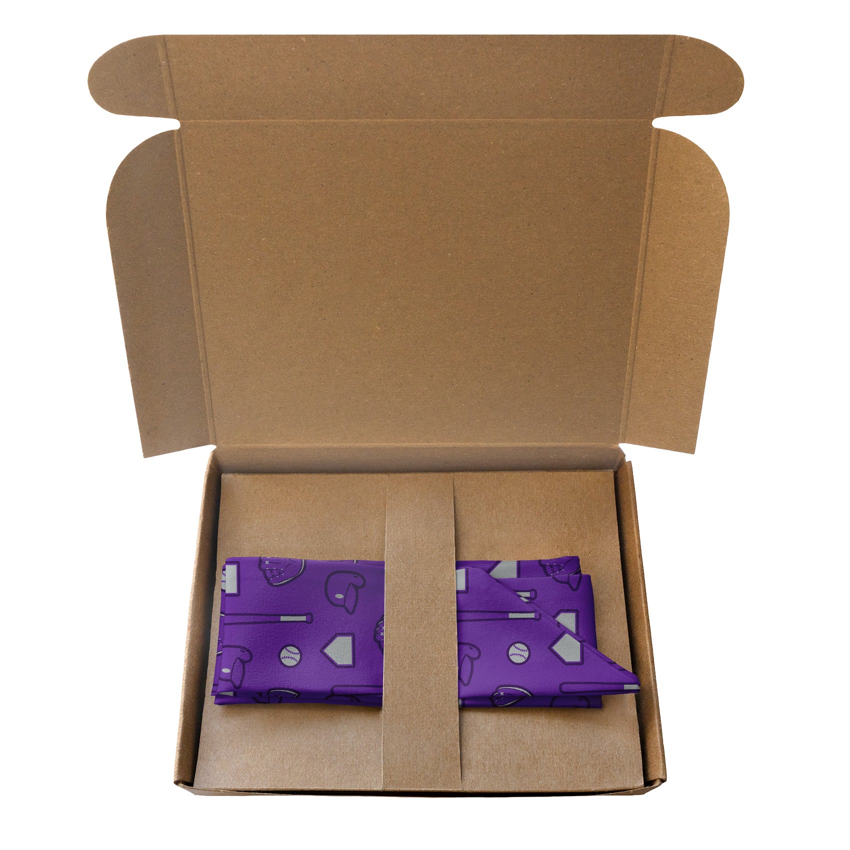 Bases Loaded Baseball Hair Scarf - Packaging - Knotty Tie Co.