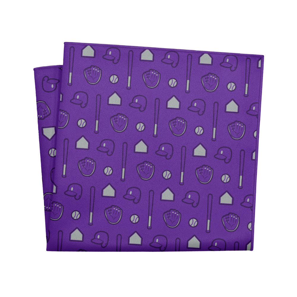 Bases Loaded Baseball Pocket Square