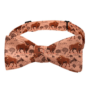 Basin Bison Bow Tie - Self Tie Bow Tie - Knotty Tie Co.